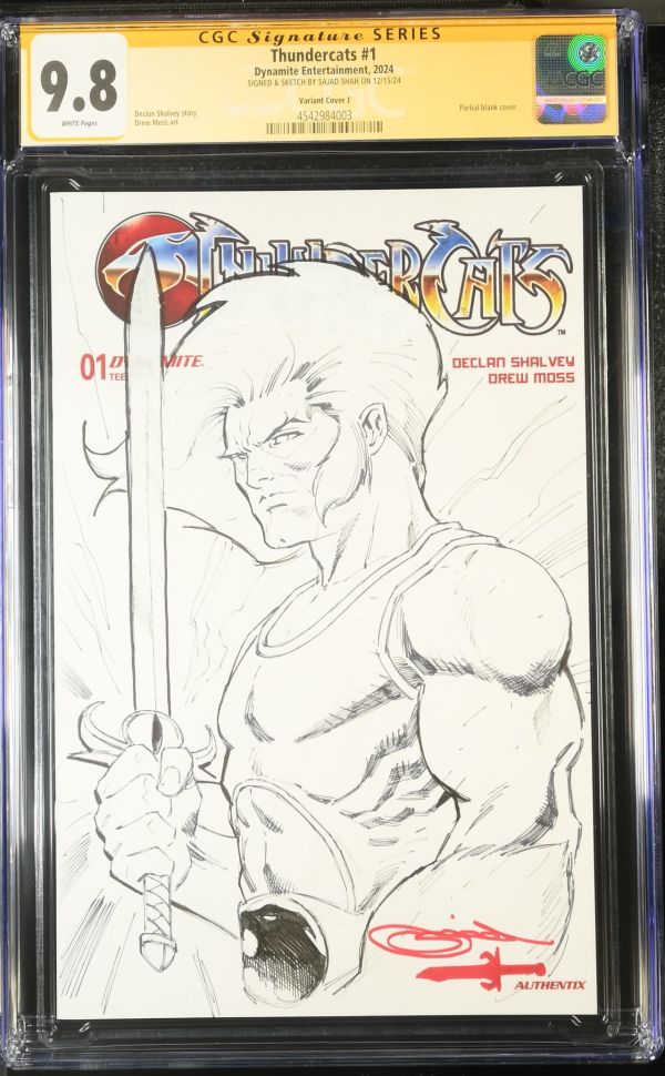 Image for Thundercats #1 | Variant Cover J | CGC 9.8 | Signature Series