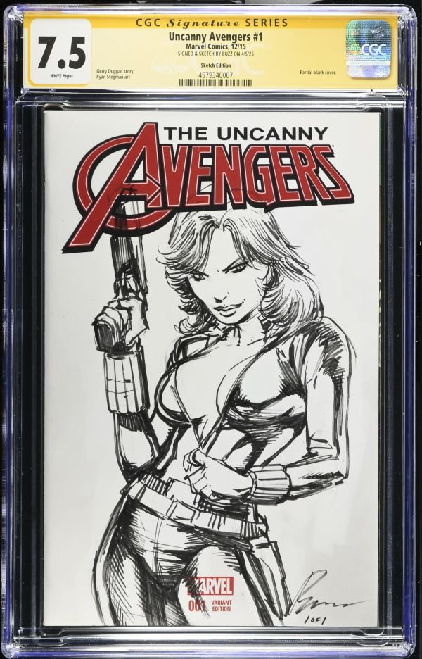 Image for Uncanny Avengers #1 | Sketch Edition | CGC 7.5 | Signature Series