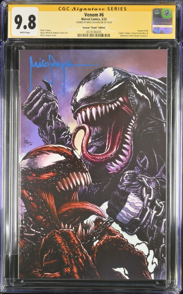 Image for Venom #6 | Suayan "Virgin" Edition | CGC 9.8 | Signature Series