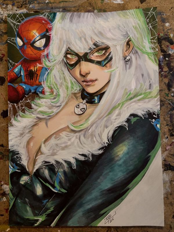 Image for Black Cat 8x11 by Tolu