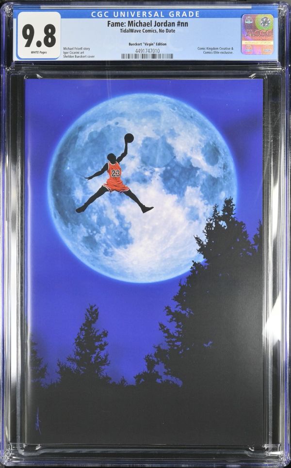 Image for Fame: Michael Jordan #nn | *** 1 OF 39 CGC 9.8+ *** | Bueckert Exclusive Virgin | LTD 300 Copies | E.T. Homage