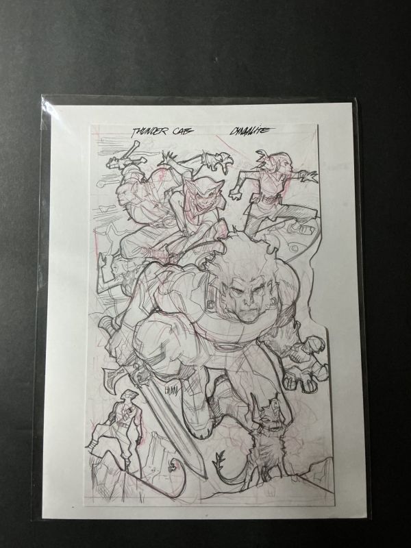 Image for Thundercats Preliminary Cover Sketch by Balam