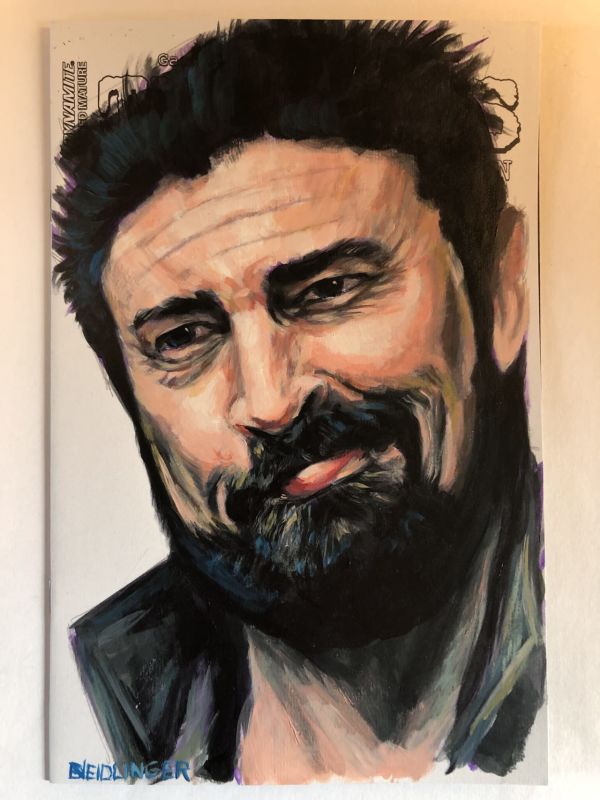 Image for Billy Butcher Acrylic Sketch Cover