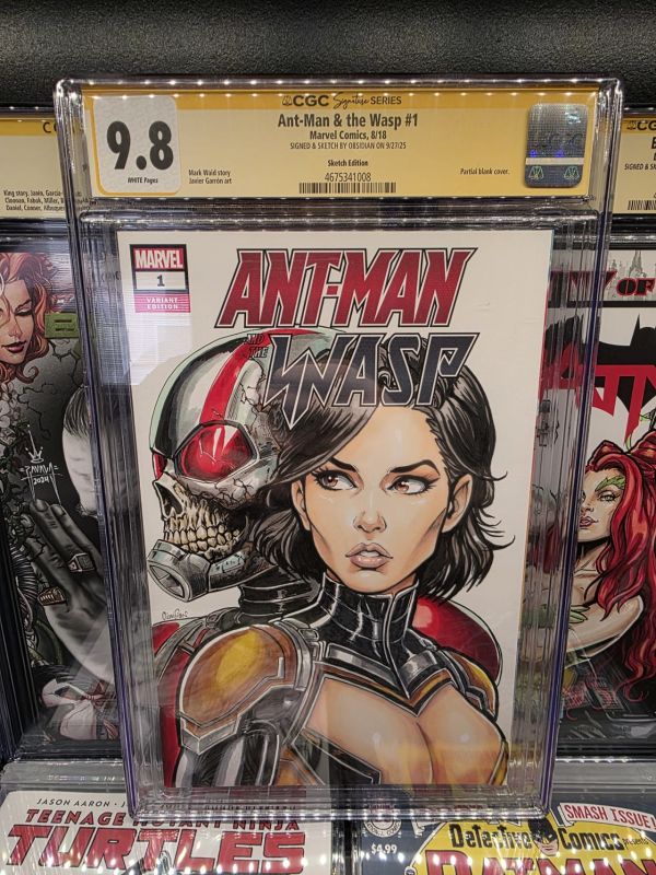 Image for Ant-Man & The Wasp and TMNT Sketch Cover by Obsidianart