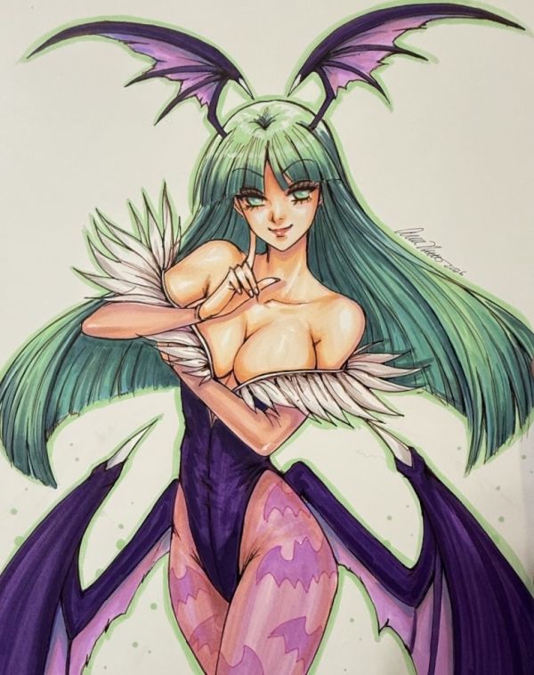 Image for Battle of the Artists: Morrigan by Anna Zhuo