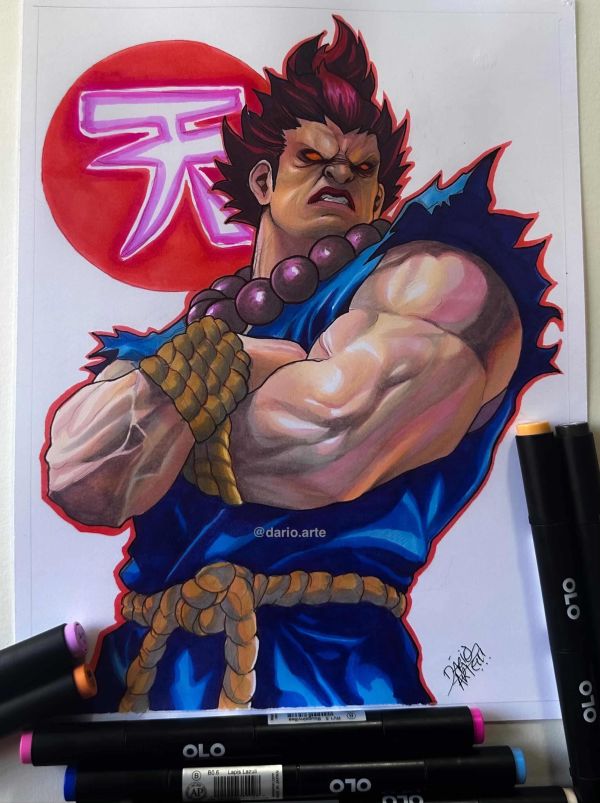 Image for Battle of the Artists: Akuma by Dario Soares