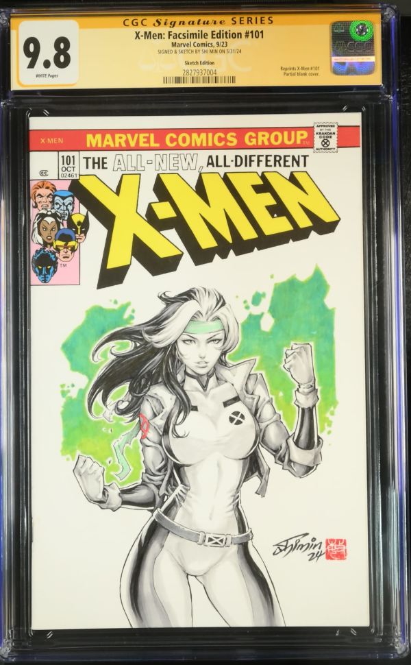 Image for X-Men: Facsimile Edition #101 CGC 9.8 Signed by Shi Min Rogue