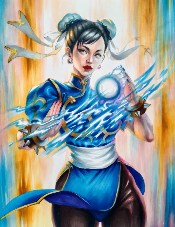 Image for Battle of the Artists: Chun Li by Elizabeth Yan