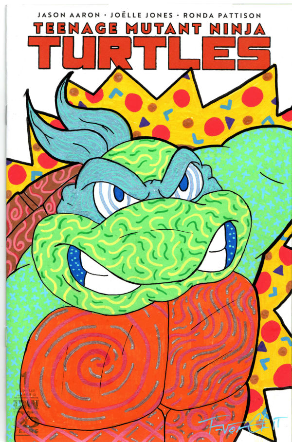 Image for Teenage Mutant Ninja Turtles #1 Sketch Cover Signed by Tim Von Cloedt