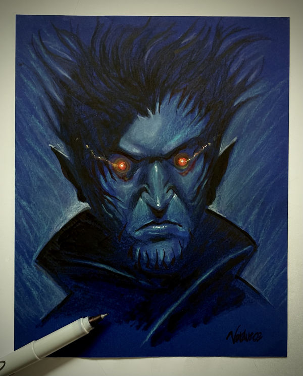 Image for Nightcrawler Colored Pencil Portrait