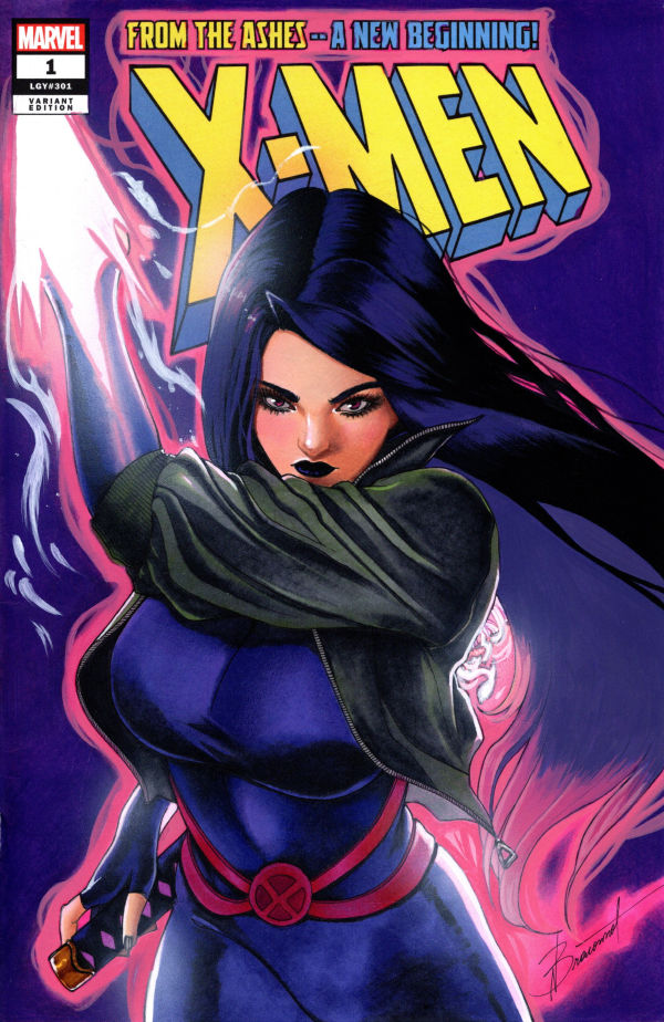 Image for Psylocke Sketch Cover by Nathalie Braconnot