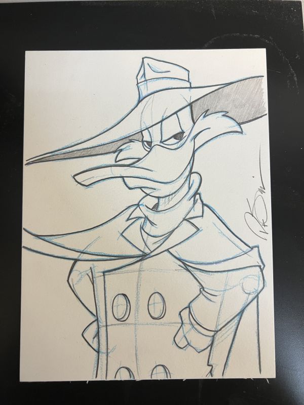 Image for DARKWING DUCK ORIGINAL PENCILS SKETCH