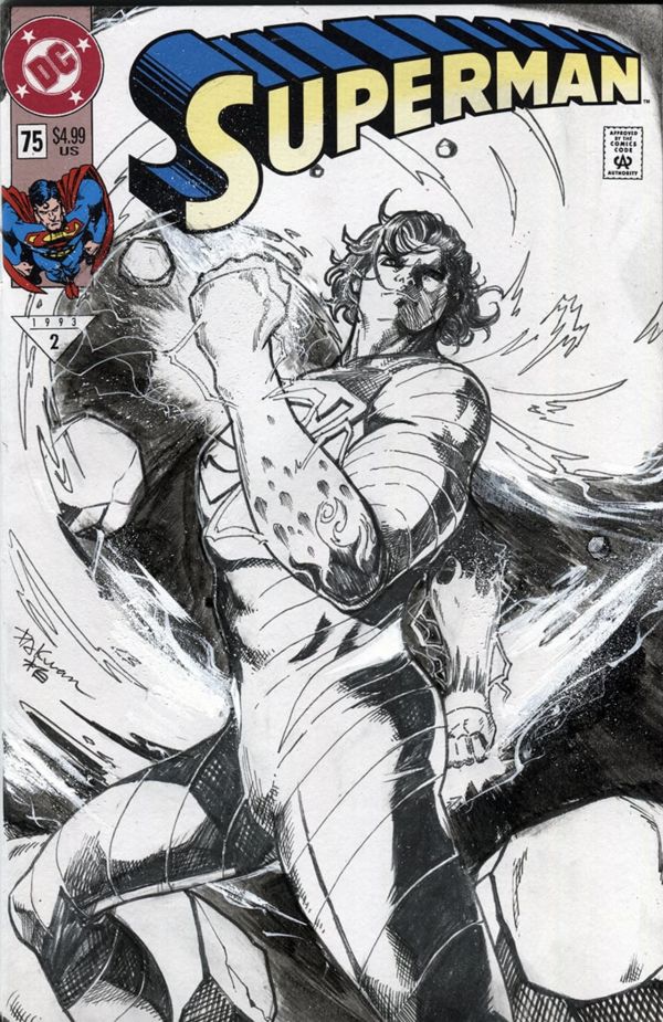 Image for Superman #75 Sketch Cover