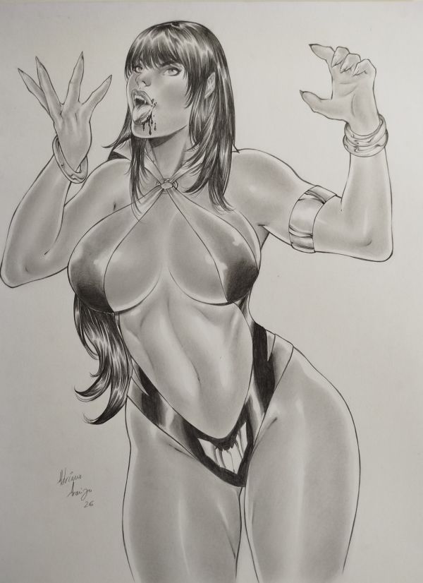 Image for Vampirella Original Art 11x17