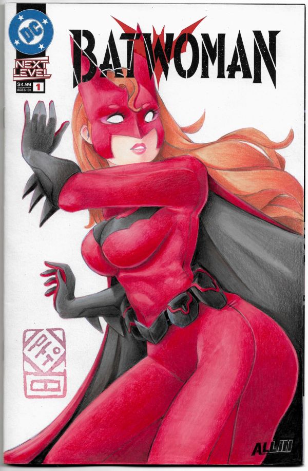Image for Inverted colors BatWoman Blanks cover