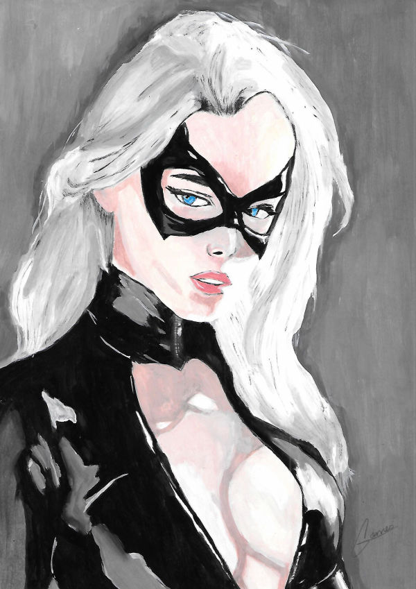 Image for Black Cat Portrait art By renato