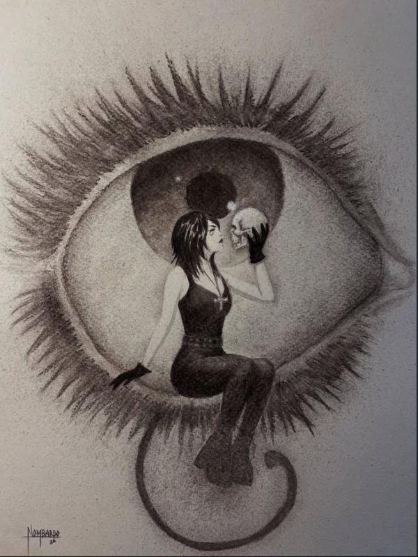 Image for Death of the Endless Ink and Charcoal Illustration