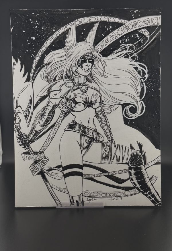 Image for Angela Original Art by Joyce Chin