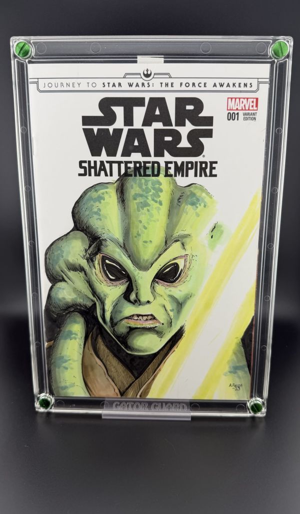 Image for Kit Fisto by Adam Fields on Star Wars Shattered Empire #1 Sketch Cover