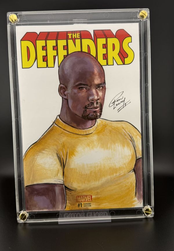 Image for Luke Cage Sketch Cover by Ron Leary