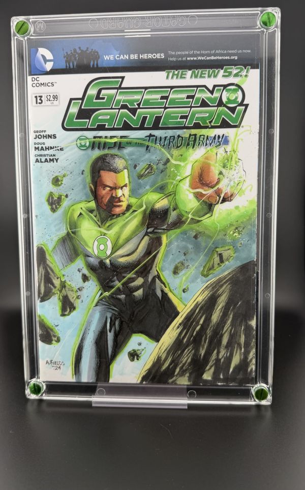 Image for John Stewart Green Lantern Sketch Cover by Adam Fields