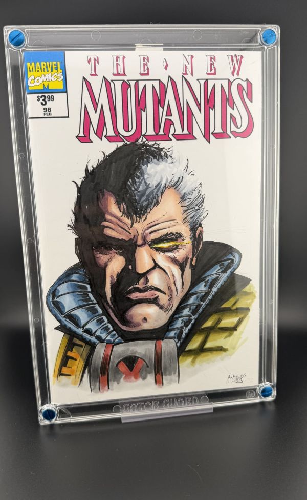 Image for Cable Sketch by Adam Fields on The New Mutants #98 Facsimile