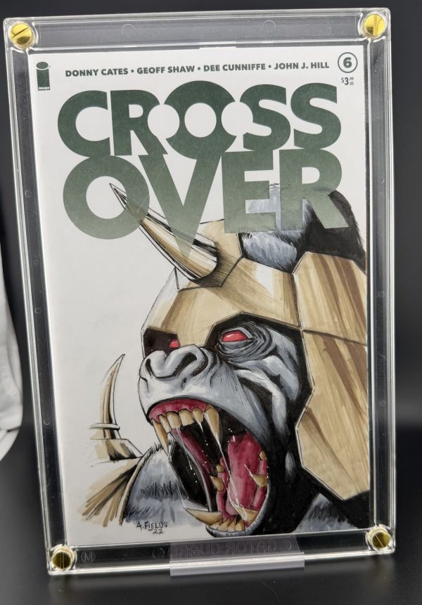 Image for Gorilla Grodd Sketch by Adam Fields on Crossover #1 Blank Cover