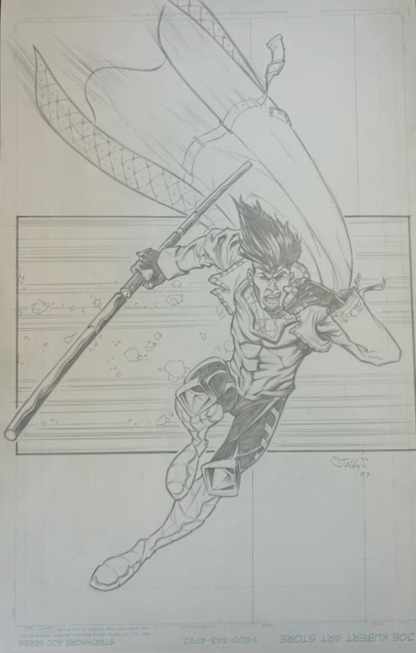 Image for Gambit Pencil Art by Chris Staggs