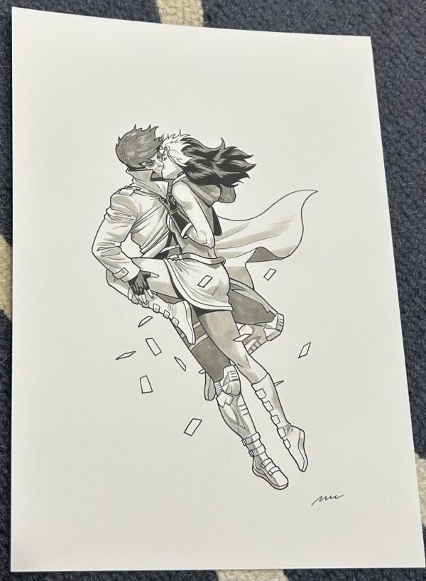 Image for Gambit and Rogue Illustration by Pere Perez