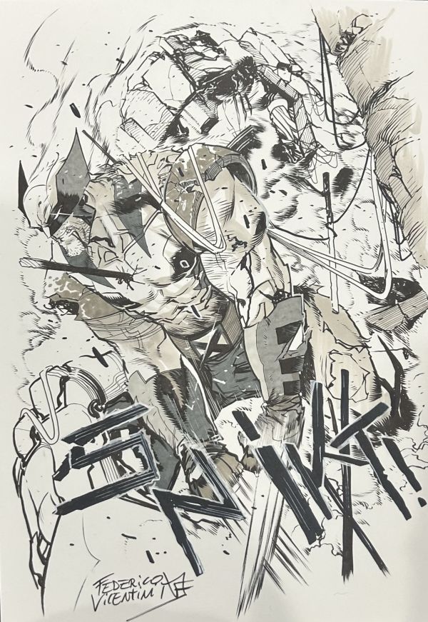 Image for Wolverine Illustration by Federico Vincentini