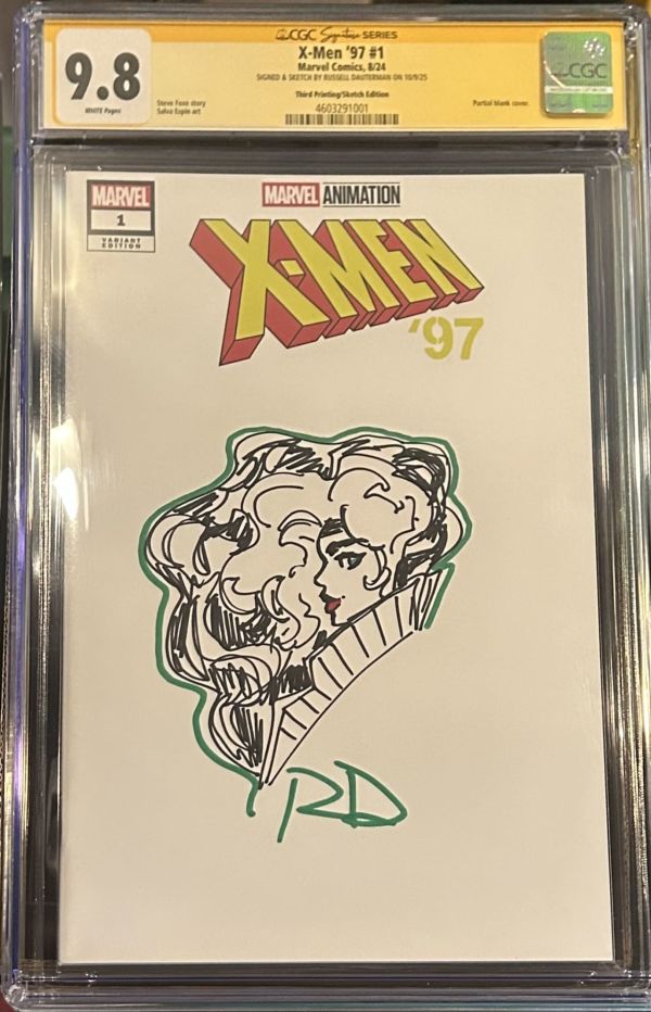 Image for X-Men '97 #1 CGC 9.8 Remarked by Russell Dauterman