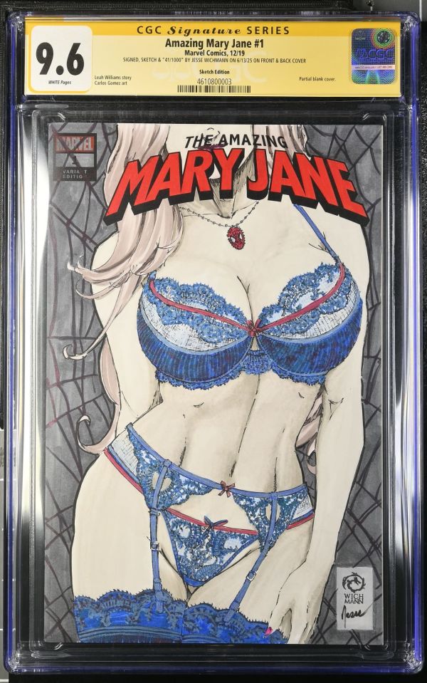 Image for Amazing Mary Jane #1 CGC 9.6 by Jesse Wichmann 