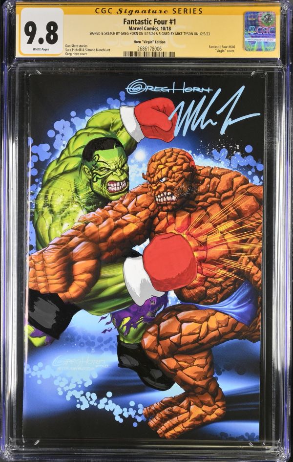 Image for Mike Tyson Remark by Greg Horn Signed by Mike Tyson