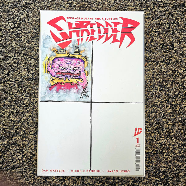 Image for Krang - Jam Piece Starter on a Shredder Sketch Cover by Joe Doyle