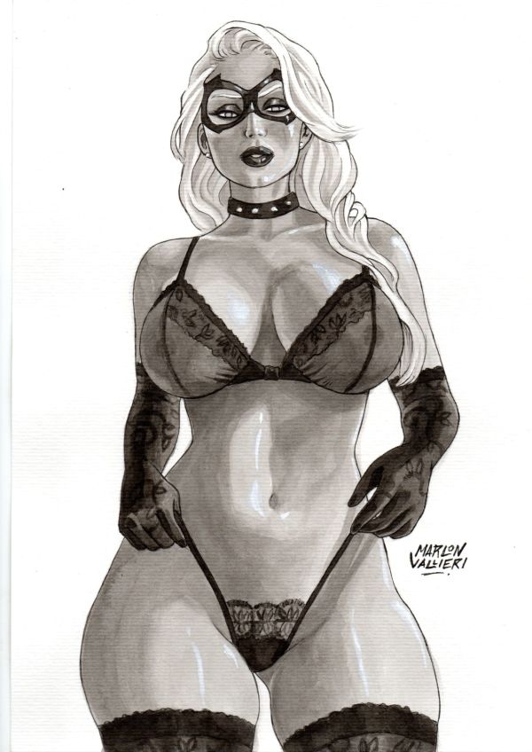 Image for Black Cat Original Art
