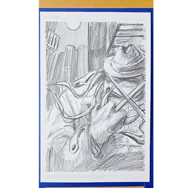 Image for TMNT #1 (2024) Original Pencil Preliminary by Joe Doyle