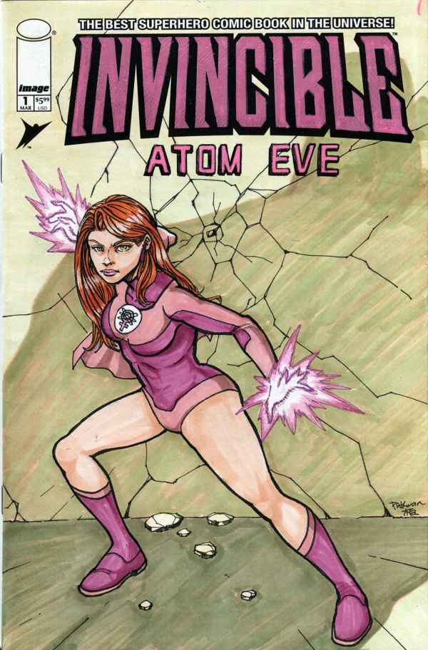 Image for Invincible: Atom Eve Sketch Cover