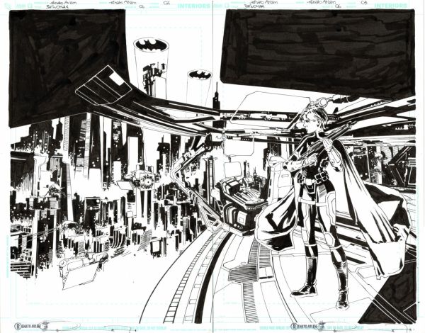 Image for Double page published BATWOMAN #6  PGs 02 & 03 