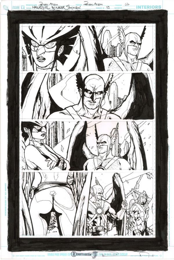 Image for 11x17 Original Art Published Hawkgirl  Issue 59  Page 07