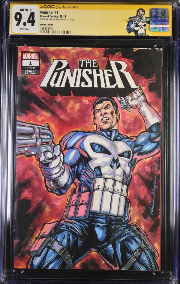 Image for Punisher sketch cover by Kevin Sharpe