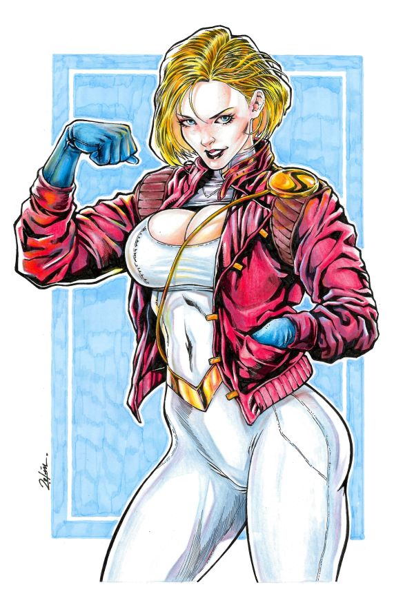 Image for Power  Girl Uncovered with Kaneda's jacket