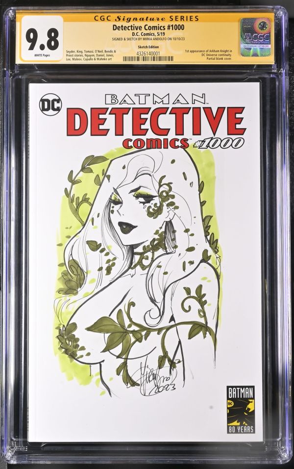 Image for Detective Comics #1000 CGC 9.8 Signed & Sketched by Mirka Andolfo
