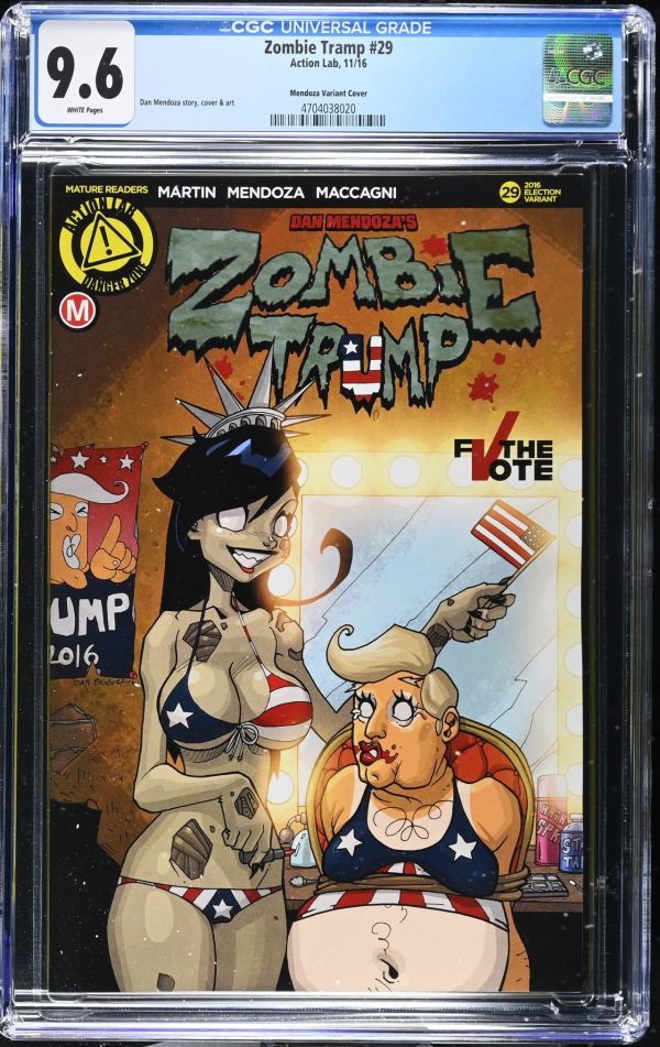 Image for Zombie Tramp #29 Mendoza Variant Cover CGC 9.6