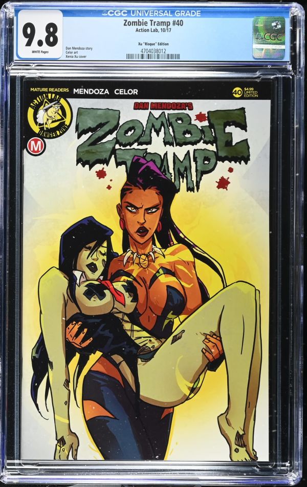 Image for Zombie Tramp #40 Xu Risque Edition CGC 9.8