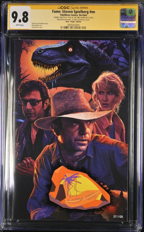 Image for Fame: Steven Spielberg (9 of 10) CGC 9.8 Signed by Greg Horn