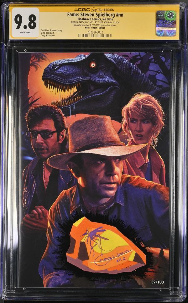 Image for Fame: Steven Spielberg (AP#2) CGC 9.8 Signed by Greg Horn