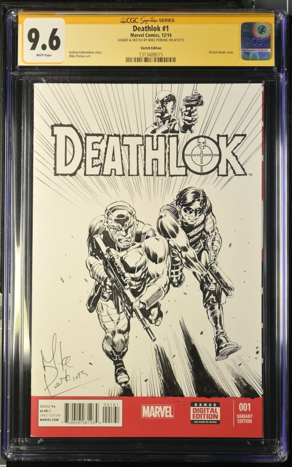 Image for Deathlok #1 Sketch Edition CGC 9.6