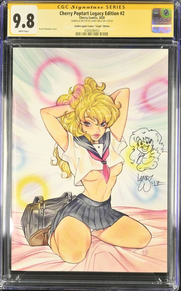 Image for Cherry Poptart Legacy Edition #2 CGC 9.8 Signed & Sketched by Larry Welz