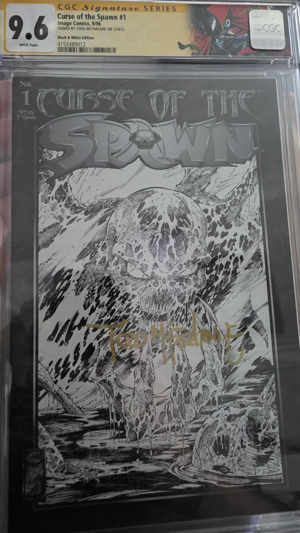 Image for Curse of the Spawn #1 CGC 9.6 Signed by Todd McFarlane