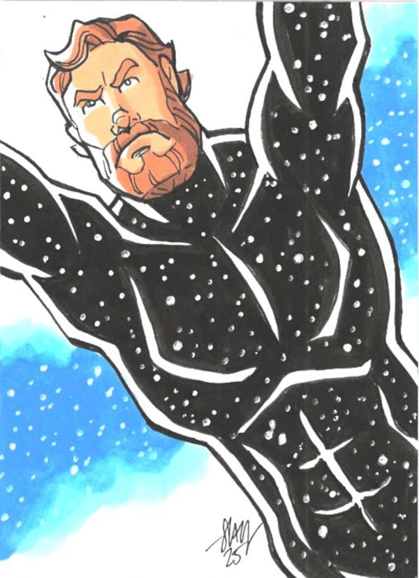 Image for Thom Kallor Starman sketch card by Cal Slayton